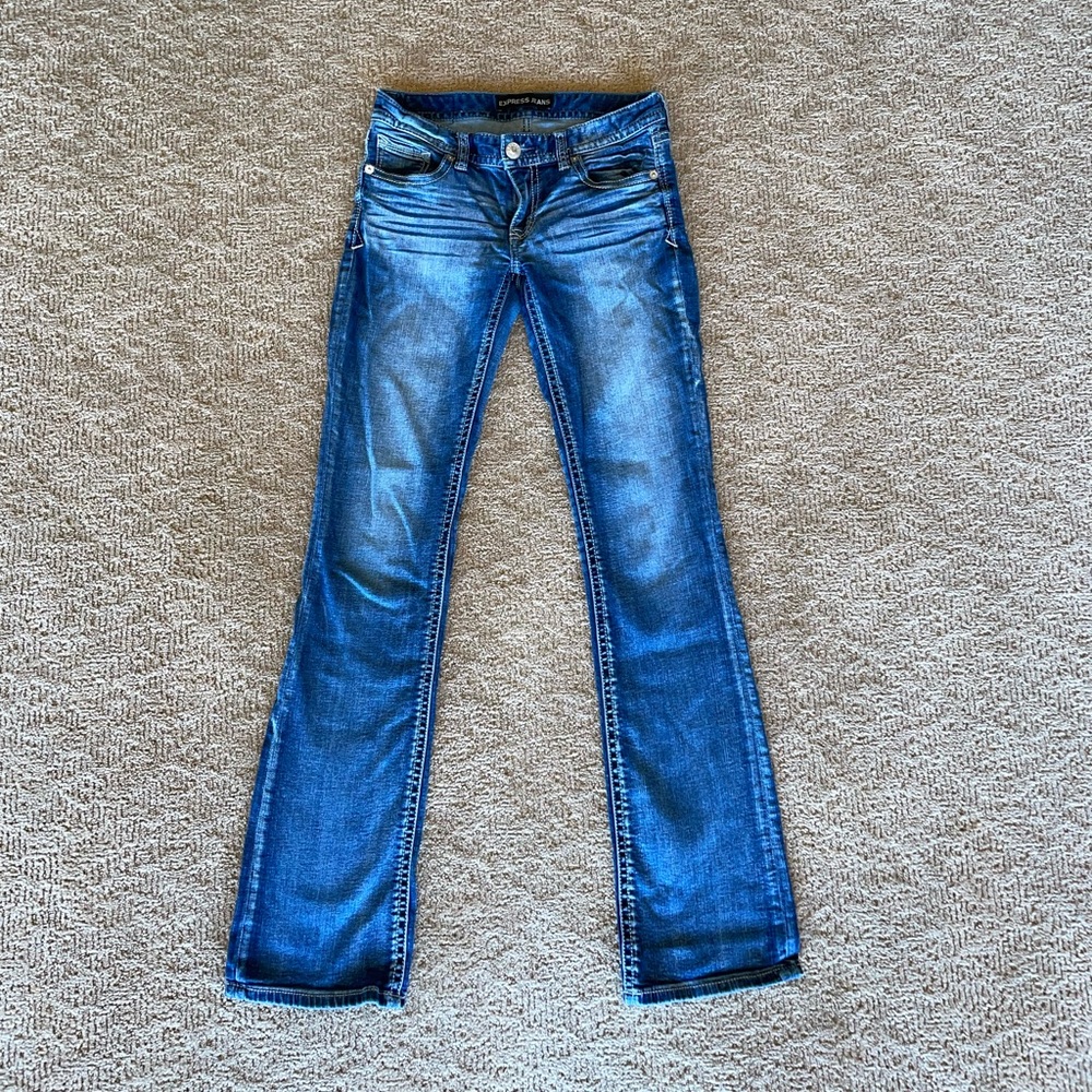 Express long boot cut jeans